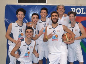 L'Alfa Under-20 con coach Taormina (foto U. Pioletti)