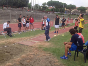 Un momento dei test alla Cittadella Universitaria (foto G. Marchesano)