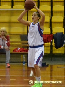 Enrica Pavia durante l'ultima partita contro Ancona (foto R. Quartarone)