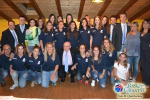 Tutta la squadra e lo staff della Lazùr 2014-'15 (foto R. Quartarone)