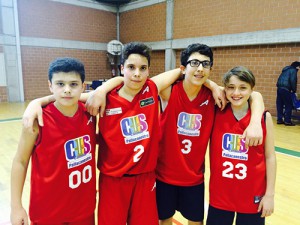 I campioni provinciali U13 del Join the Game: Guadalupi, Elia, Rapicavoli