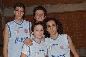 La formazione dell'Invictus campione provinciale U14