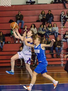 Gisel Villarruel mvp, in uno dei suoi tipici contropiede (foto G. Lazzara)