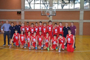 Tutto il gruppo dell'Under-14 del Cubs