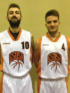 Fulvio Gambino e Ruggero Magrì in maglia GSQSA