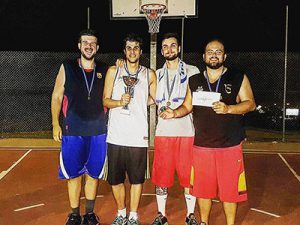 I CG's, vincitori del torneo senior: Famoso, Boschi, La Mantia e Gullotti
