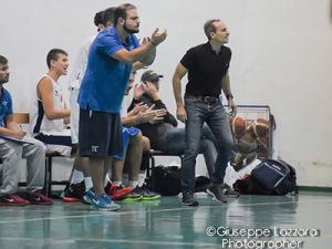 Carmelo Gullotti e Peppe Marchesano durante Gravina-Licata (foto G. Lazzara)